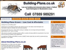 Tablet Screenshot of building-plans.co.uk